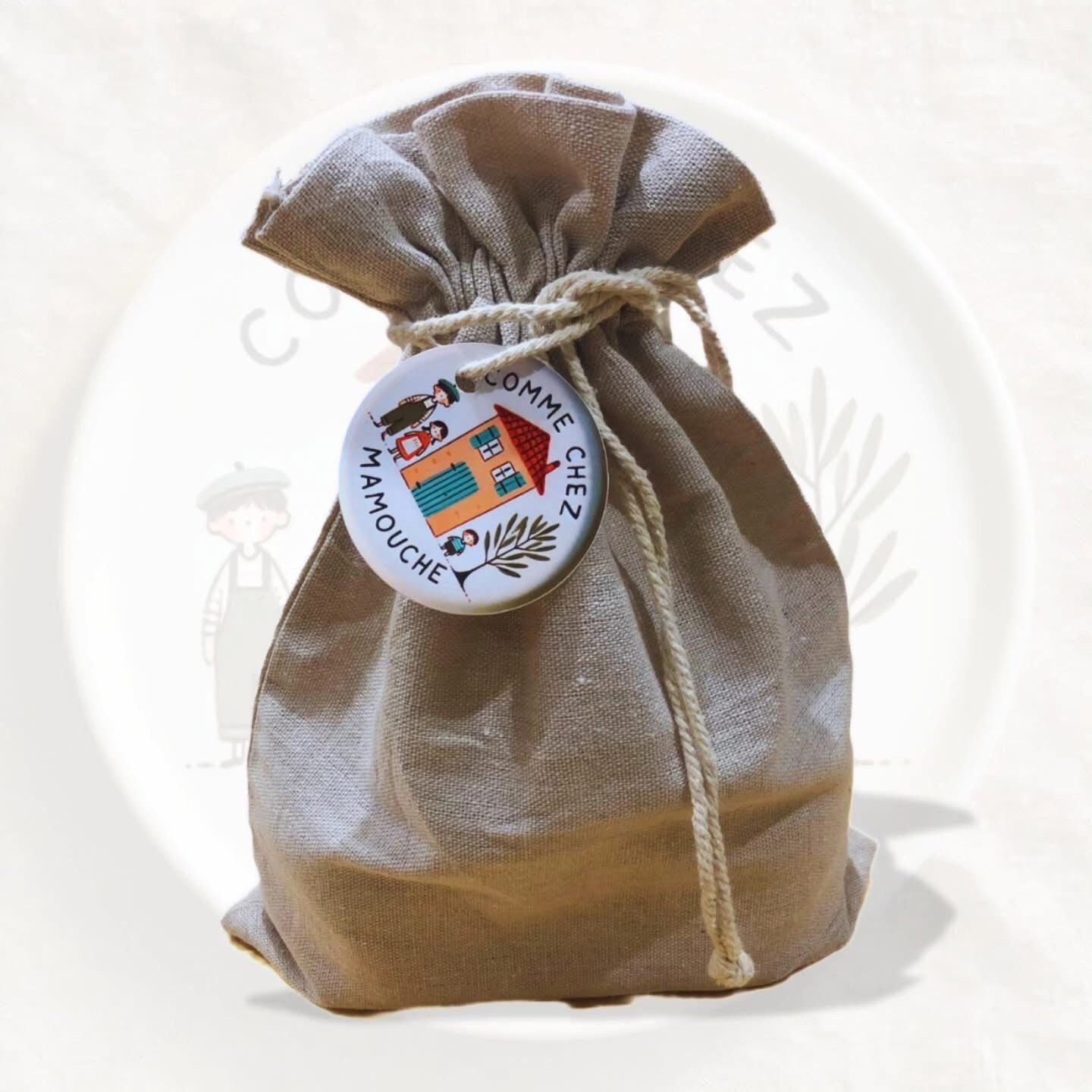 Pochon Cadeau de Noël – Collection Gourmande “Comme Chez Mamouche” 🎁