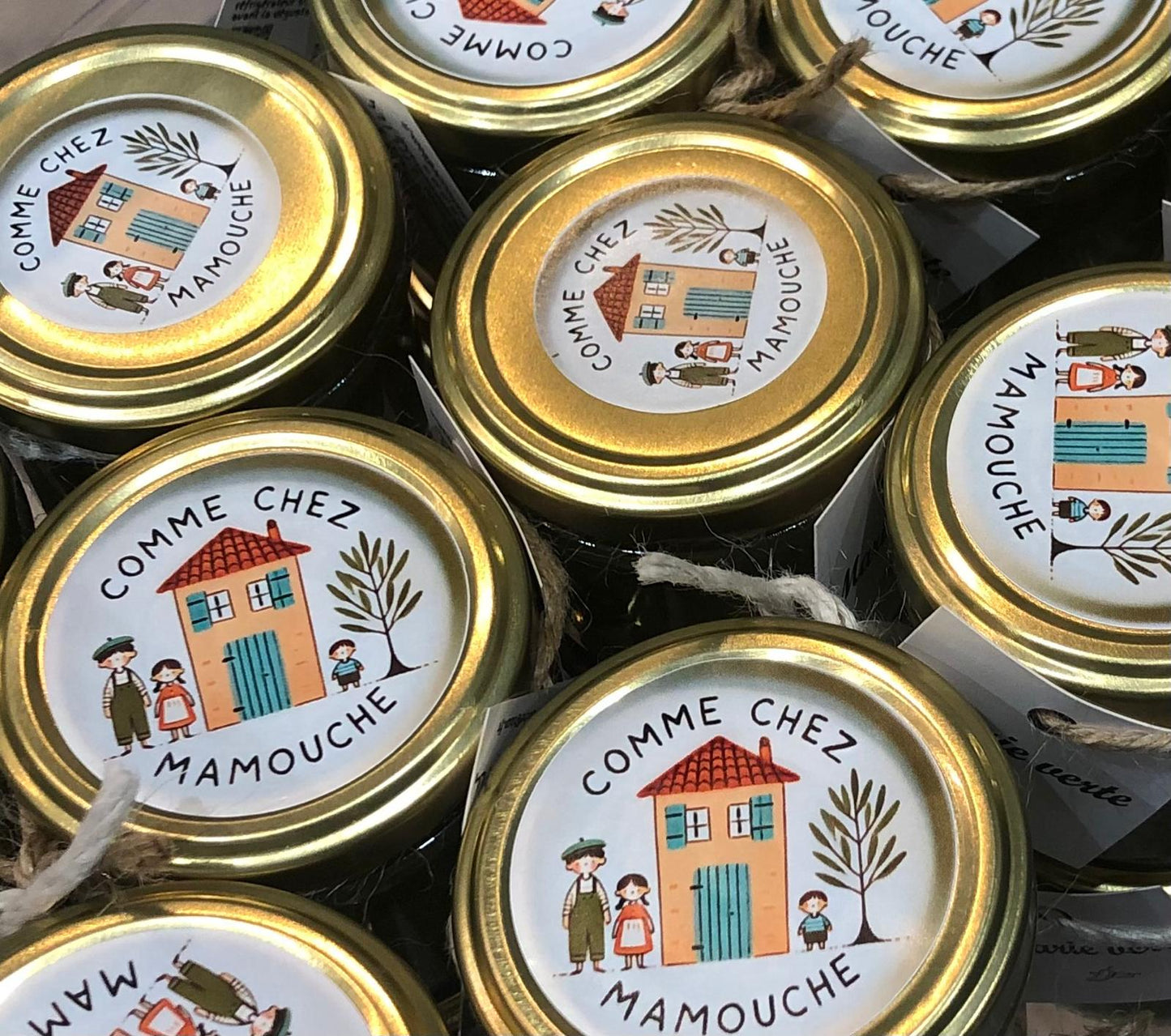 Pochon Cadeau de Noël – Collection Gourmande “Comme Chez Mamouche” 🎁