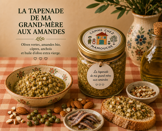 Tapenade de ma Grand Mère aux Amandes